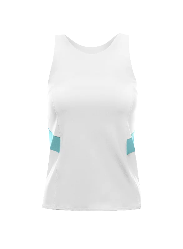 197223-182 | COLORBLOCK TANK | WHITE/ANGEL