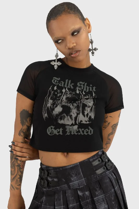 Talk Shit Crop Top