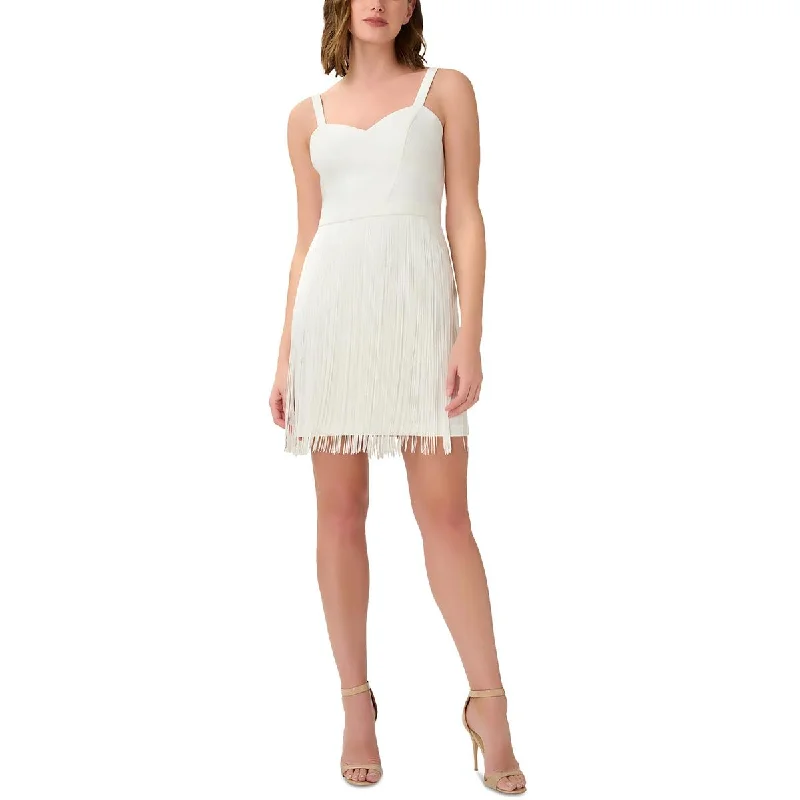 Aidan by Aidan Mattox Womens Crepe Mini Cocktail And Party Dress