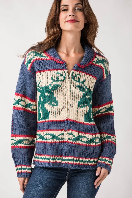 Bailey Rose Reindeer Chunky Knit Sweater