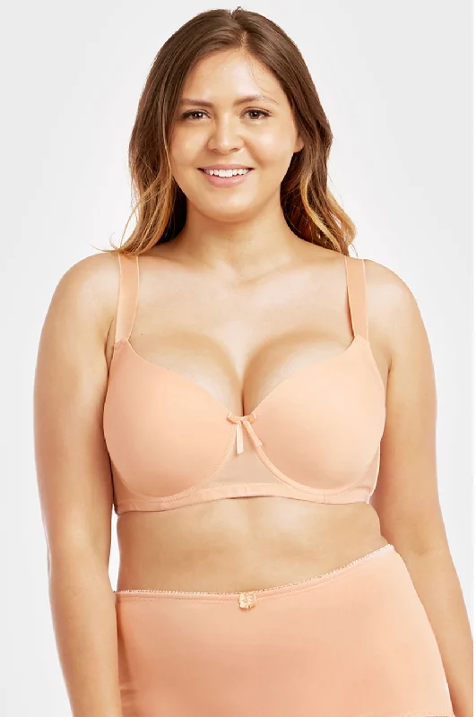 SOFRA LADIES PLAIN D CUP BRA (BR4129PD1)