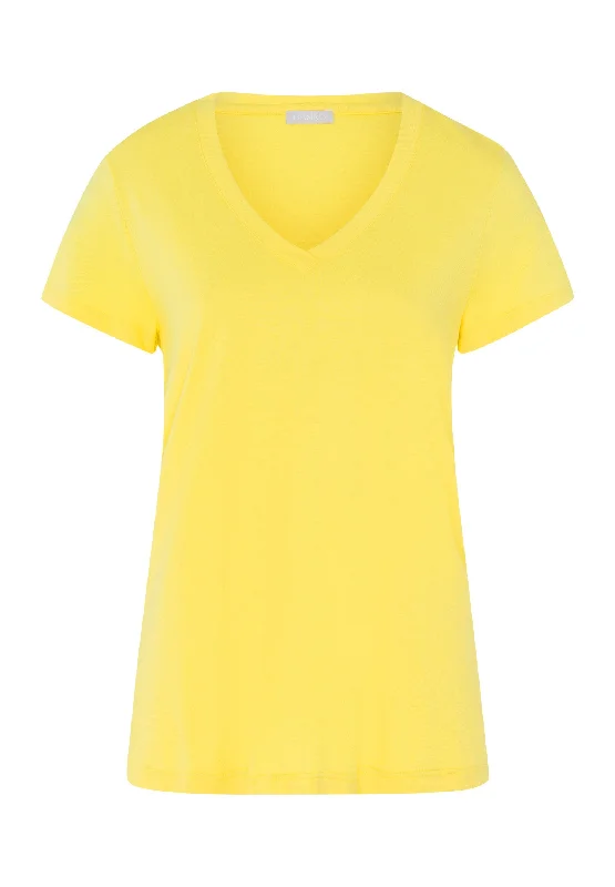 Sleep And Lounge V-Neck T-Shirt | Limelight 77876-2249