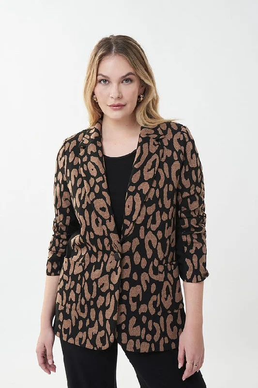 Joseph Ribkoff Sale, 223123 Animal Jacquard Blazer