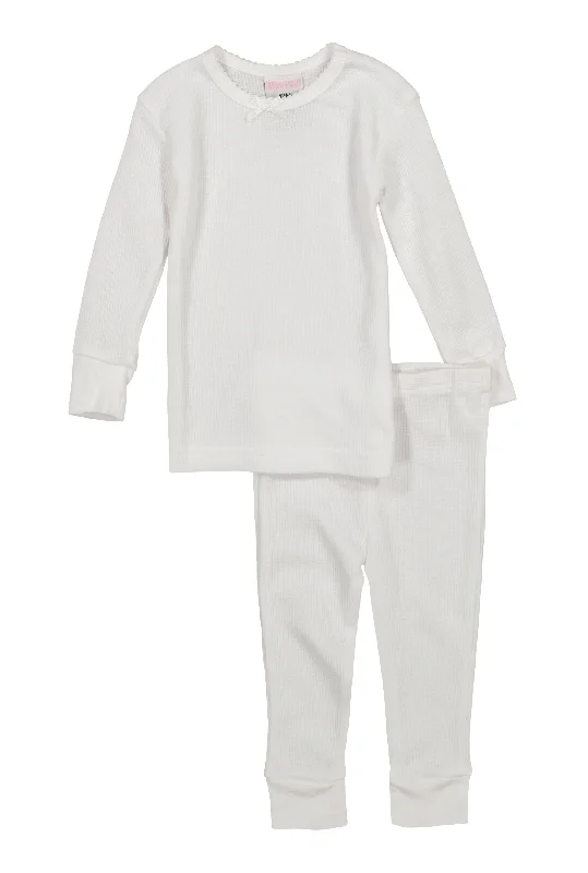 Baby Girls 12-24M Thermal Top and Pants Set