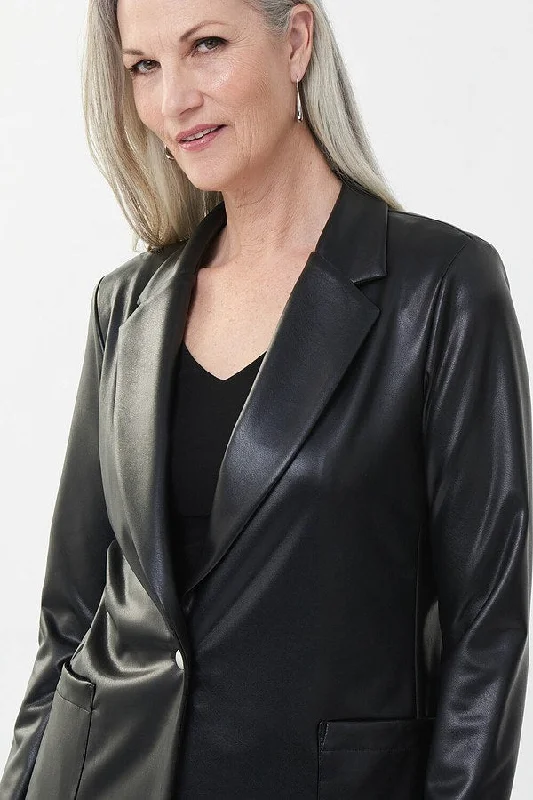 Joseph Ribkoff Sale, 223090 Leatherette Blazer