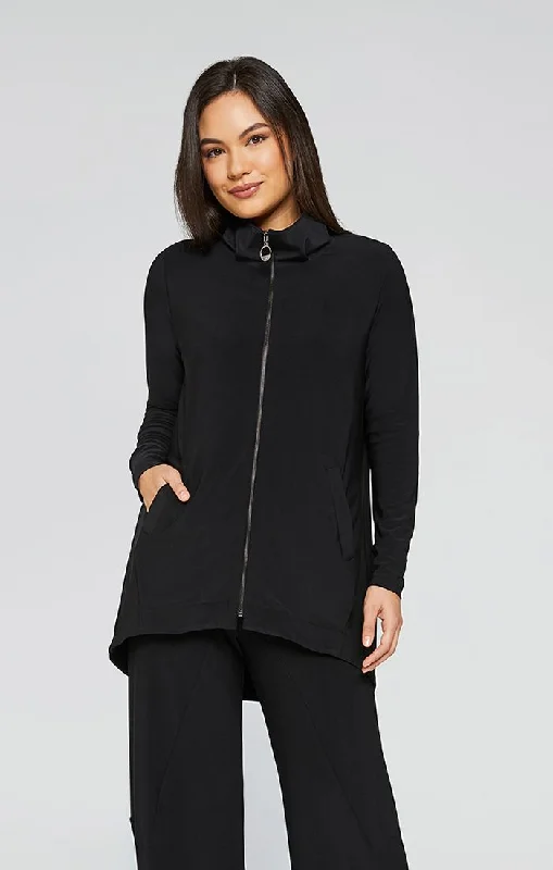 Sympli, 25140 Zest Pleat Neck Jacket