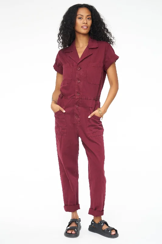 Pistola Grover Short Sleeve Field Suit in Merlot