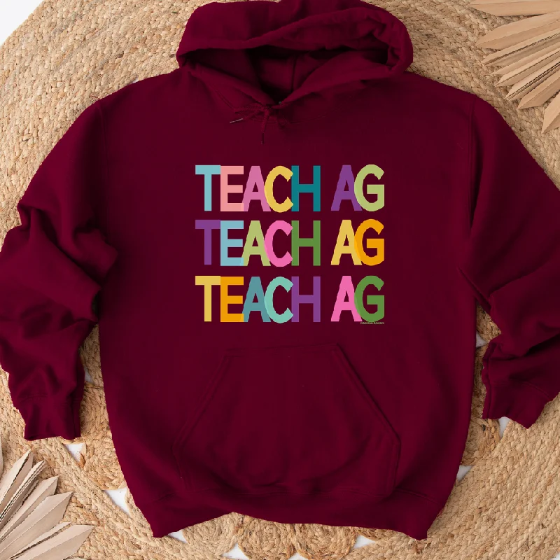 All The Colors Teach Ag Hoodie (S-3XL) Unisex - Multiple Colors!